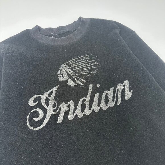 Vintage Indian Motorcycles Fleece Crewneck XL - Picture 2 of 5